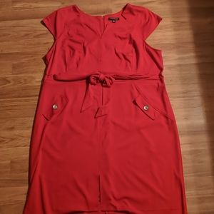 BOGO Size 24W Red Sharagano Dress